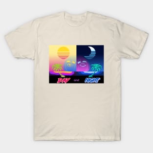 Retro Day and Night T-Shirt